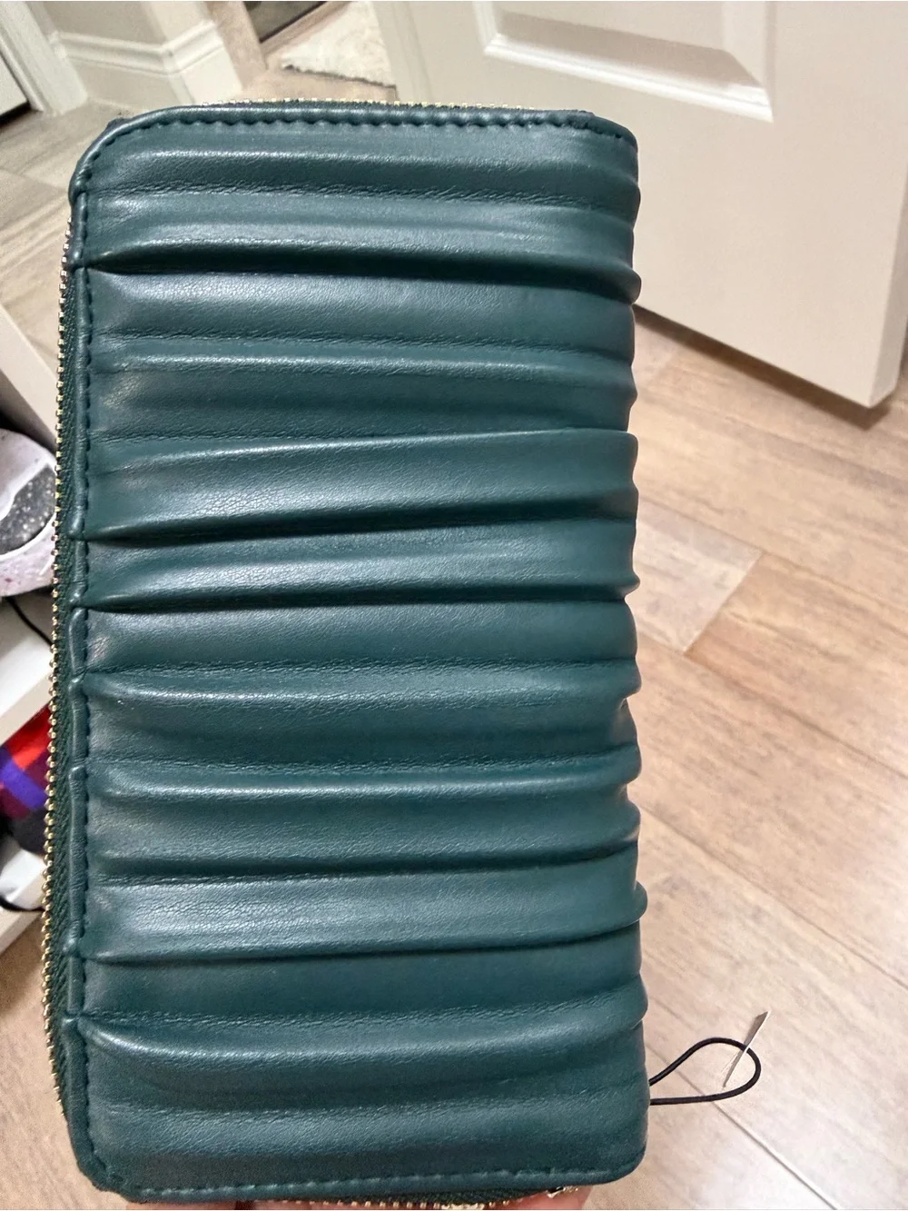 Victoria secret Dark Green Zip Wallet - Picture 7 of 8